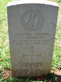 Dar Es Salaam War Cemetery - Hewson, T